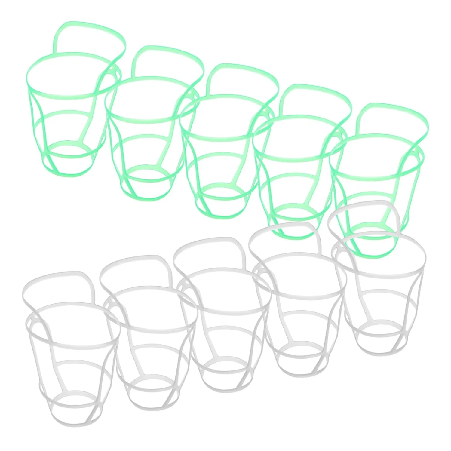 Saline Bottle Covers 20pcs Infusion Bottle Covers Grid Net for Saline Bottle Reusable Drip Bottle Holder