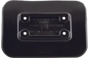 Scotty 341BK Glue-On Mount Pad, Black, 5" x 7"