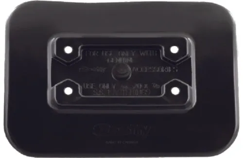 Scotty 341BK Glue-On Mount Pad, Black, 5" x 7"