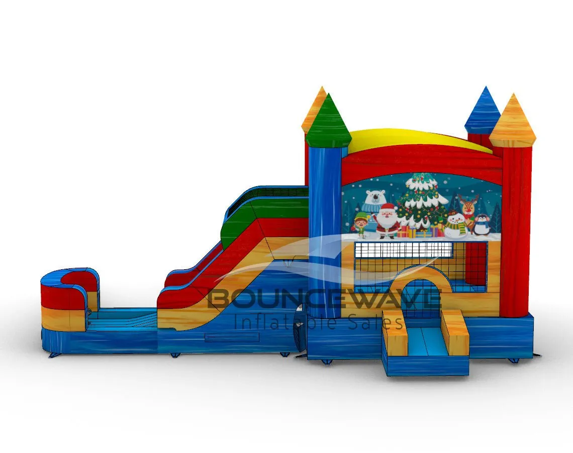 Seasonal Sampler Econo Panel Bounce House with Slide (Wet/Dry)