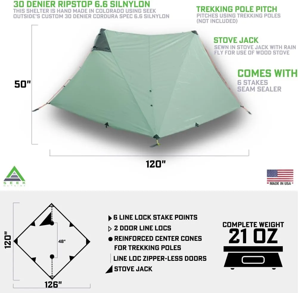 Seek Outside | Lightweight Hot Tents and Tipis for Backpacking Hunting Fishing