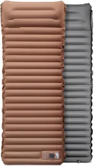 Self-Inflating Pads Single Quick Automatic Air Inflatable Mattress Outdoor Camping Sleeping Pad Double Sided Thickened TPU Mattress Suitable For Tent Backpacking And Hiking, Car Use, Indoor Office Res