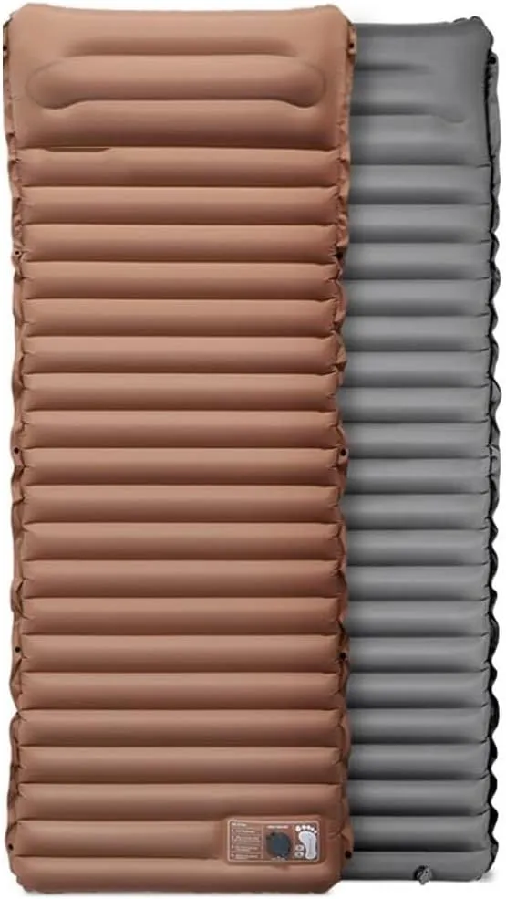 Self-Inflating Pads Single Quick Automatic Air Inflatable Mattress Outdoor Camping Sleeping Pad Double Sided Thickened TPU Mattress Suitable For Tent Backpacking And Hiking, Car Use, Indoor Office Res