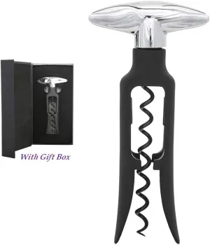 Self Pulling Easy Corkscrew Wine Opener 6" with Gift Box