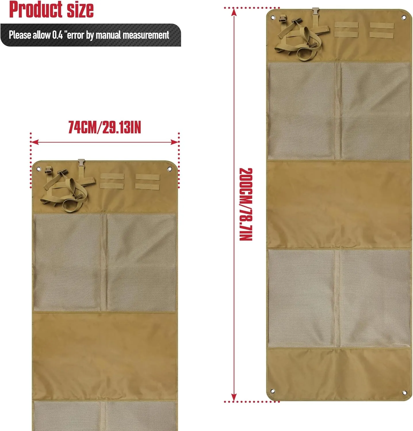 Shooting Mat, Non-Slip Moisture-Proof Folded Pad with Carry Strap for Range Shooting Hunting Camping