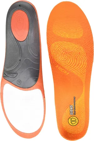 Sidas 3 Feet High Arch Insoles - X-Small/Orange
