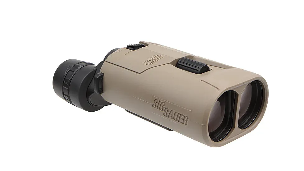 Sig Sauer Zulu6 FDE HDX OIS 12x42mm Waterproof Fog-Proof Roof Prism Binocular with Image Stabilization (SOZ6WP12)