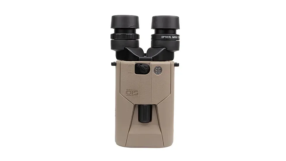 Sig Sauer Zulu6 FDE HDX OIS 12x42mm Waterproof Fog-Proof Roof Prism Binocular with Image Stabilization (SOZ6WP12)