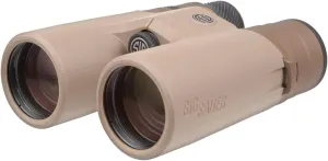SIG SAUER ZULU8 HDX 10x42mm Waterproof Fogproof Durable Bright Clear Precise Ergonomic Closed Bridge FDE Hunting Binoculars with Anti-Reflective Lenses - Molded EVA Carrying Case Included