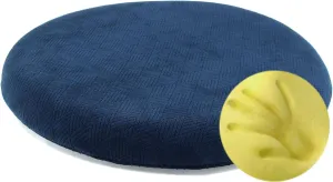 Sigmat Memory Foam Seat Cushion Anti-slip Soft Round Stool Cushion Chair Pad 13 Inch Navy