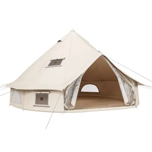 Single Door Cotton Canvas Bell Tent