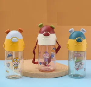 Sipper water-bottle with kawaai sticker(350mL)