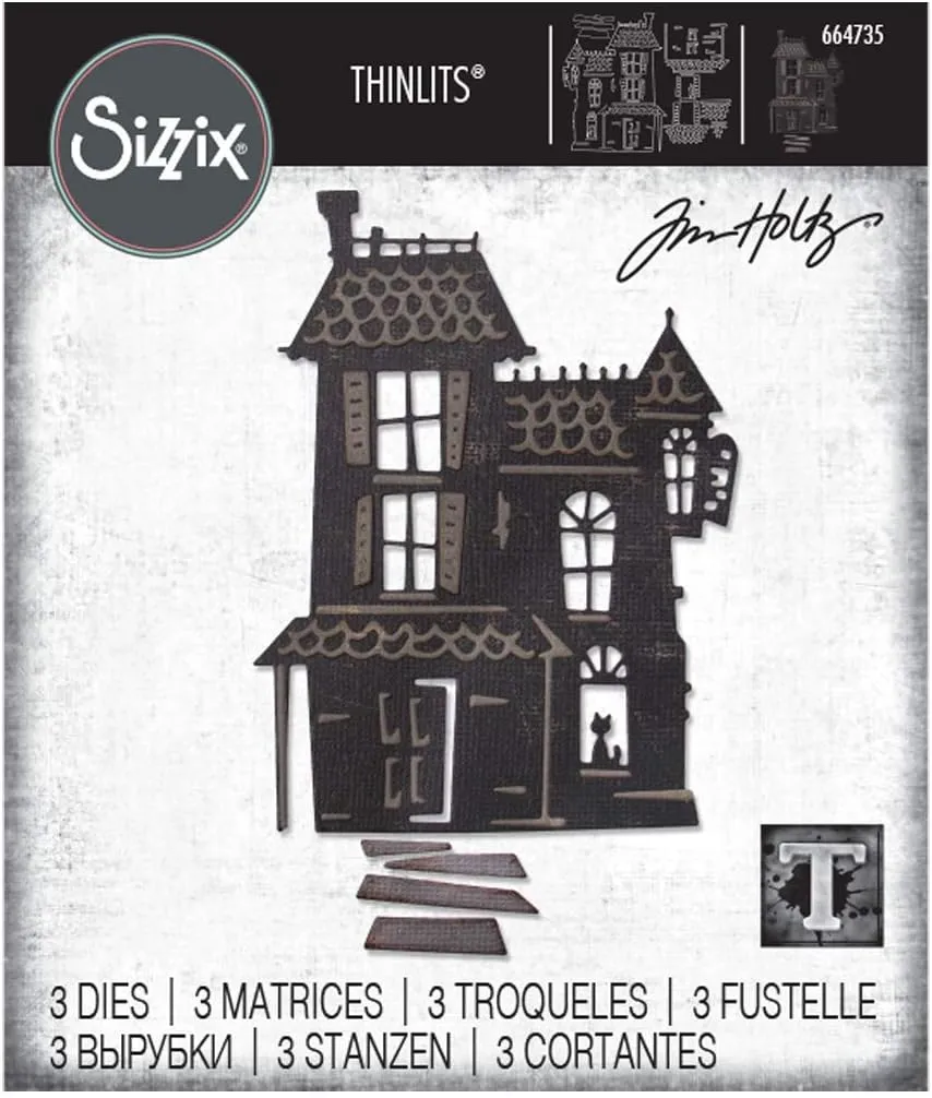 Sizzix Tim Holtz - THINLITS DIE HAUNTED