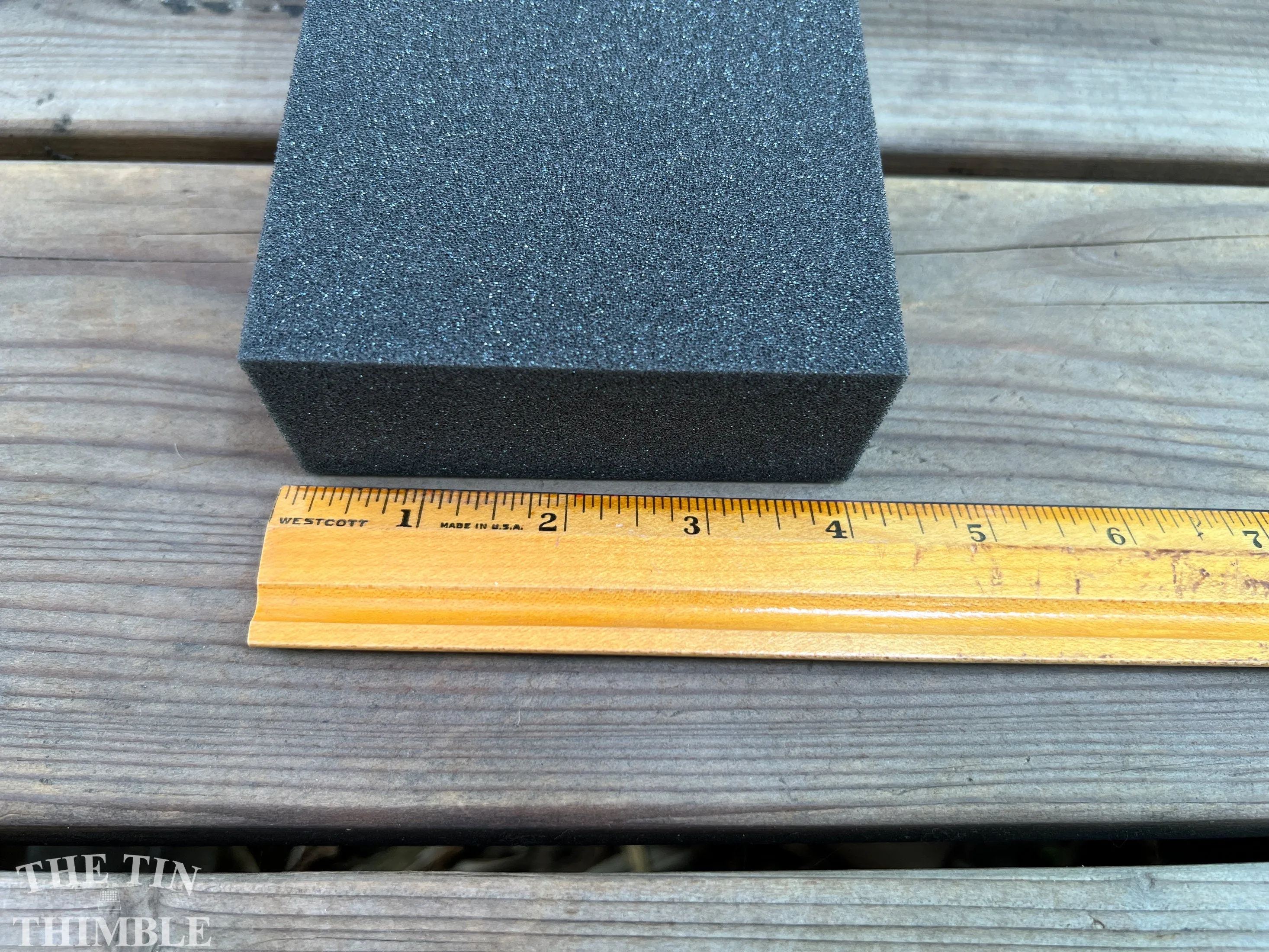 Small Dense Foam  for Needle Felting - 1.5" x 4" x 7.75"