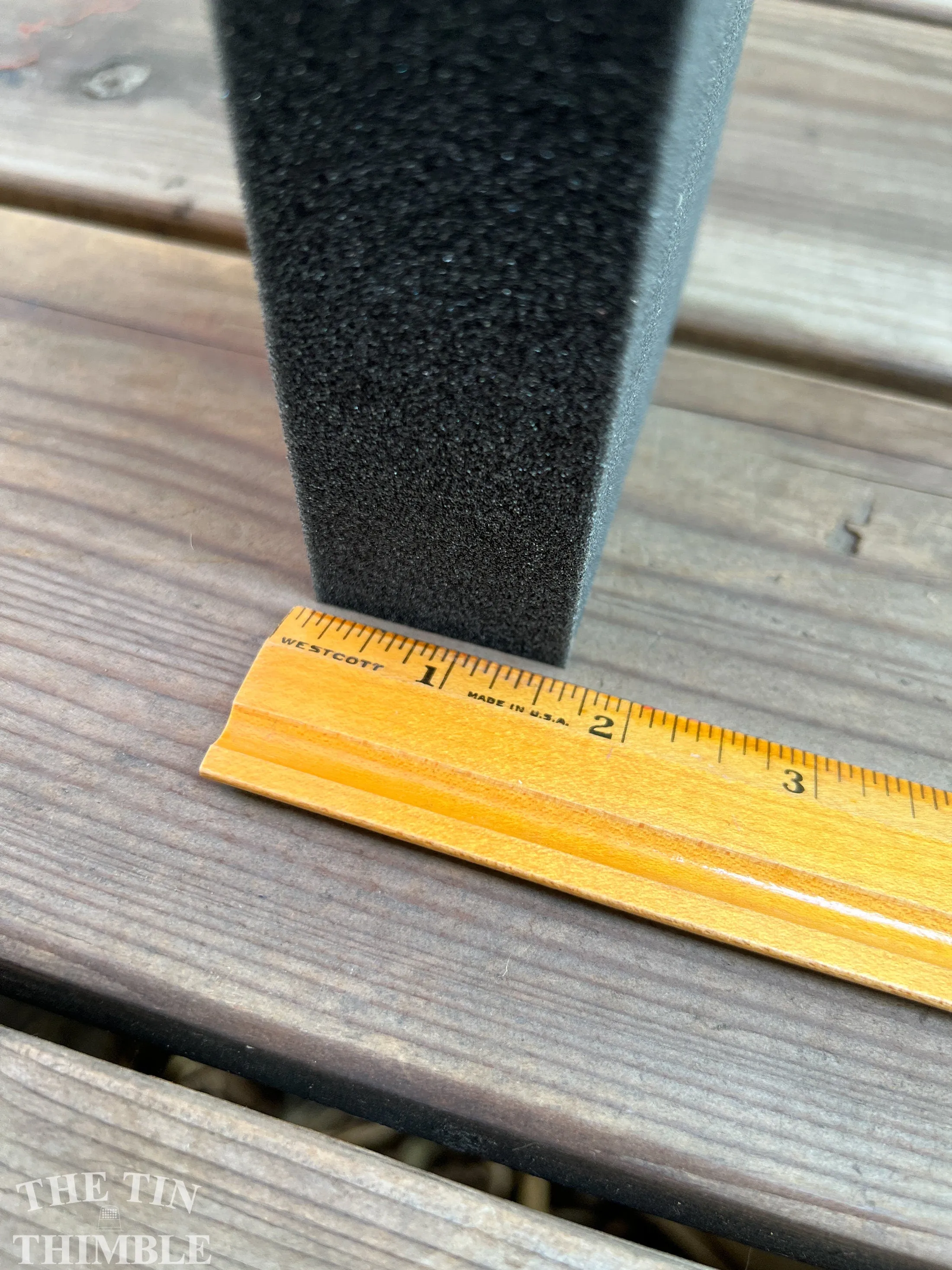 Small Dense Foam  for Needle Felting - 1.5" x 4" x 7.75"