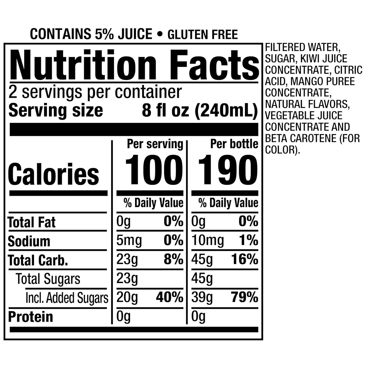 Snapple Mango Madness Flavored Juice Drink, 16 fl oz recycled plastic bottle, Pack of 12