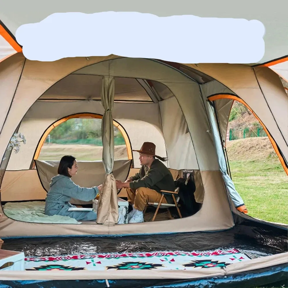 Spacious 2 Room Family Tent 3-12 People