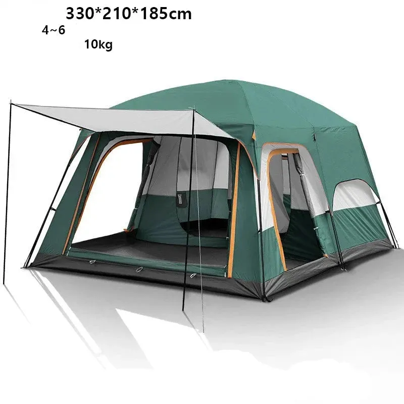 Spacious 2 Room Family Tent 3-12 People