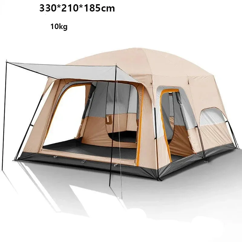 Spacious 2 Room Family Tent 3-12 People