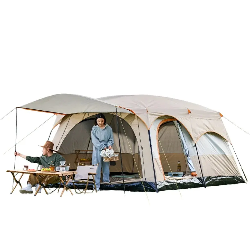 Spacious 2 Room Family Tent 3-12 People