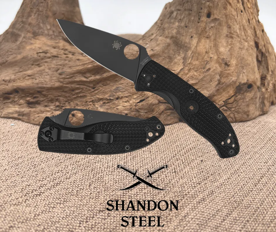 Spyderco Tenacious® Lightweight Black Blade C122PSBBK