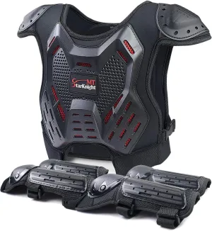 StarknightMT Kids Dirt Bike Gear - Youth Motorcycle Riding Protective Gear Motocross Armor Suit Chest Protector for Boys Girls Mountain Biking Cycling
