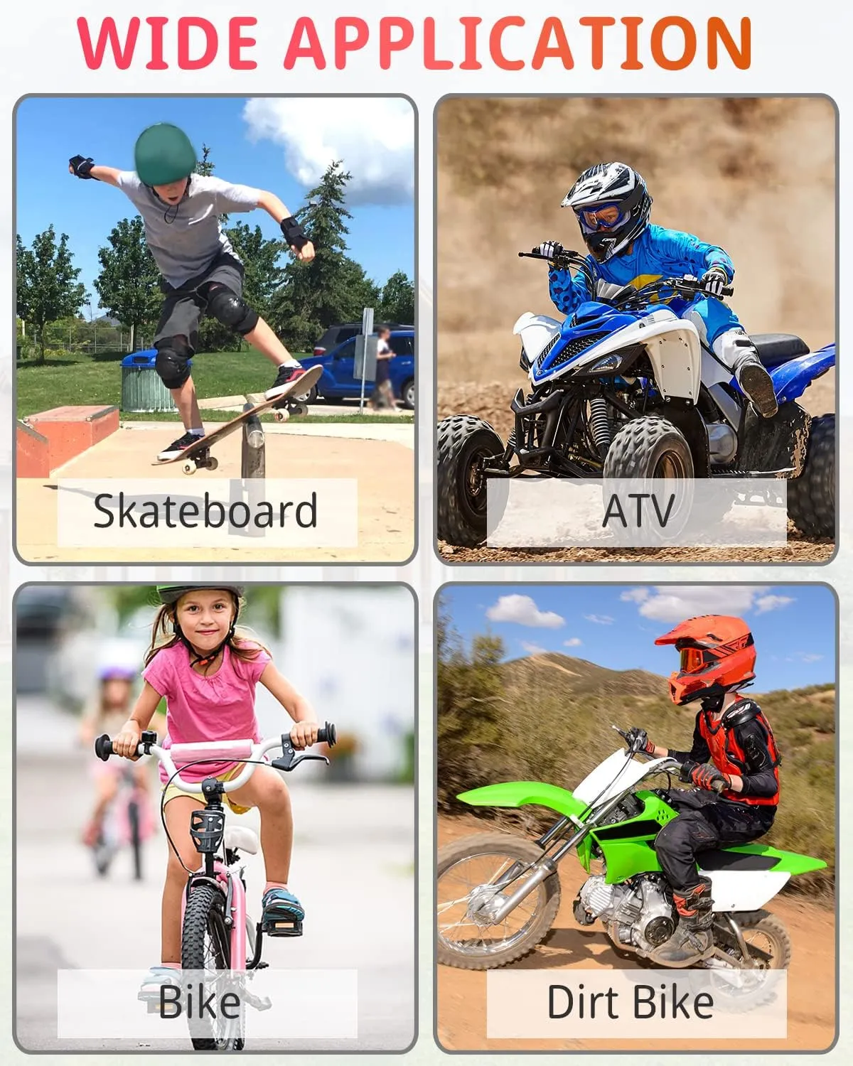 StarknightMT Kids Dirt Bike Gear - Youth Motorcycle Riding Protective Gear Motocross Armor Suit Chest Protector for Boys Girls Mountain Biking Cycling