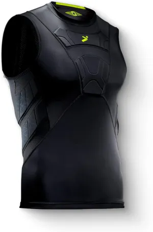 Storelli BodyShield Undershirt, Protective Soccer Base Layer, Lightweight Compression Top with Padded Chest & Rib Protection