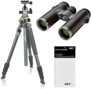 Swarovski Optik 10x30 CL Companion Nomad Waterproof Roof Prism Binoculars, Bundle with ALTA PRO 2  264AB 4-Section Aluminum Tripod