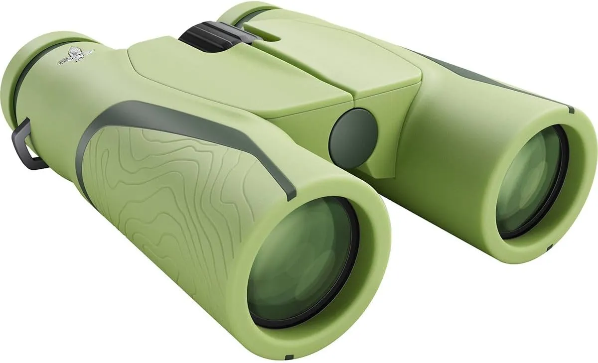 Swarovski Optik 7x28 My Junior Waterproof Roof Prism Binoculars with 7.2 Degree Field of View - Jungle Green