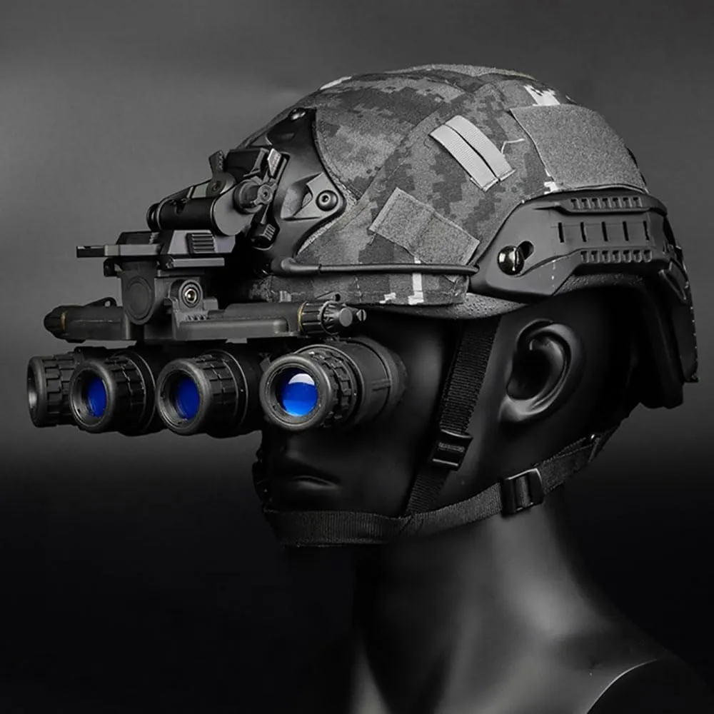 Tactical Airsoft Hunting Dummy Night Vision Goggles with Helmet Mount for PVS15/PVS18/GPNVG18, No Function Binoculars Night Vision Cosplay Prop