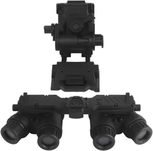 Tactical Airsoft Hunting Dummy Night Vision Goggles with Helmet Mount for PVS15/PVS18/GPNVG18, No Function Binoculars Night Vision Cosplay Prop