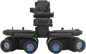 Tactical Airsoft Hunting GPNVG18 Dummy Night Vision Goggles Model with Mount, No Function Night Vision Binoculars & Goggles for Tactical Helmet NVG Mount, Cosplay Prop