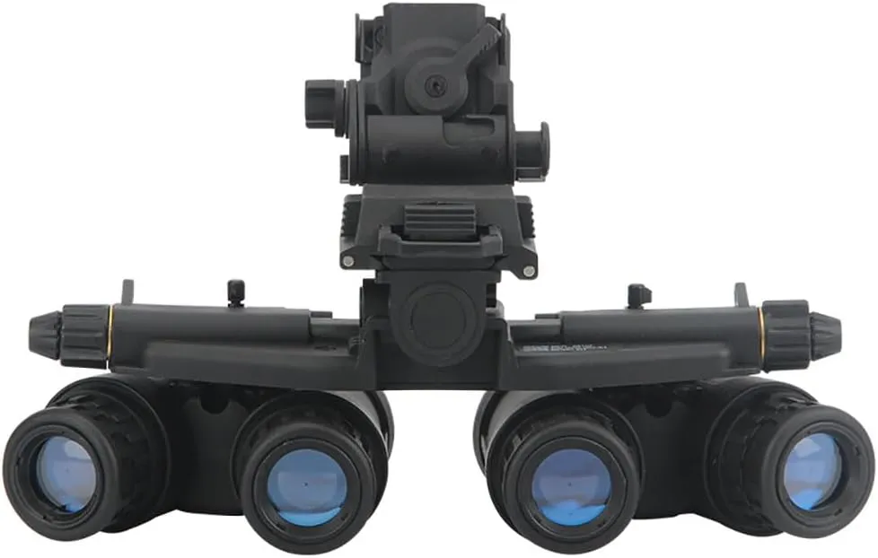 Tactical Airsoft Hunting GPNVG18 Dummy Night Vision Goggles Model with Mount, No Function Night Vision Binoculars & Goggles for Tactical Helmet NVG Mount, Cosplay Prop