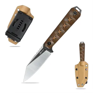 Tactical Fixed Blade Knife DC53 Steel G10 Handle Kydex Sheath Knives for EDC Outdoor Camping Survival Hunting