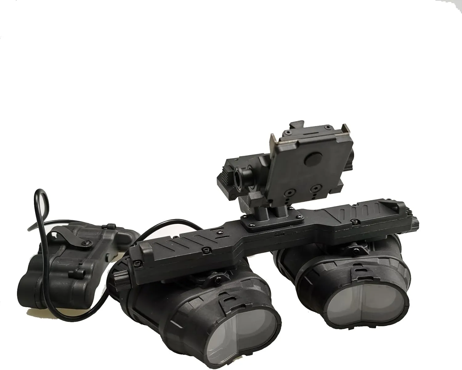 Tactical No Function GPNVG 18 Night Vision Goggles, Black Dummy Binoculars NVG Model with L4G24 Metal Helmet Mount Set Airsoft Hunting Prop