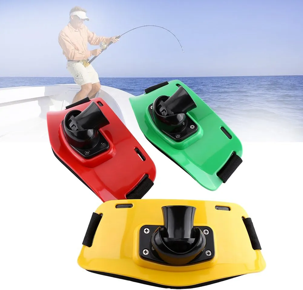 Tbest Fishing Fighting Waist Belt Stand Up Belt Rotary Fishing Rod Holder Back Padded Fishing Rod Belt for Fishing