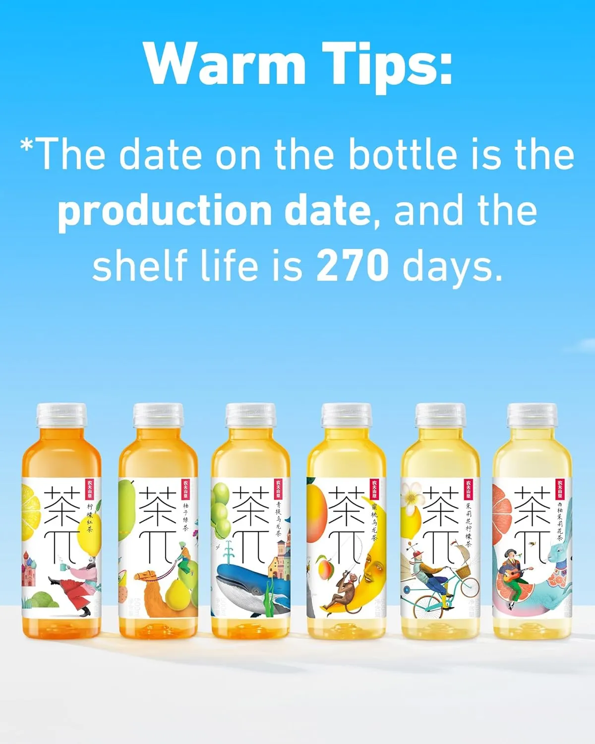 Tea PI Iced tea – Oolong Tea, Green Grape Sweet Iced Fruit Tea Bottles, Real Juice, -16.9 fl oz, 500mL, 15 Pack