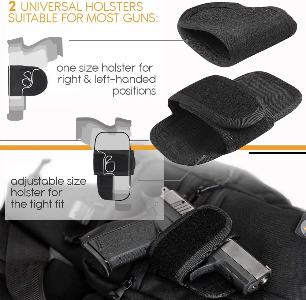 TECEUM Tactical Compact Sling Bag – CCW for Everyday – 10  Styles – Shoulder Crossbody Bag for Concealed Carry of Handgun