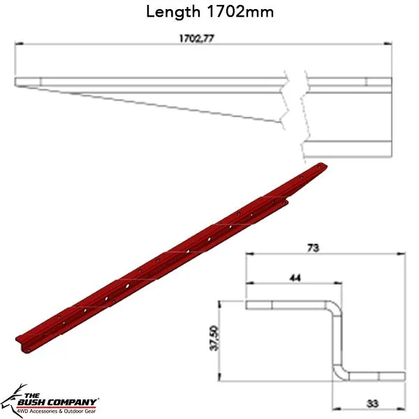 The Bush Company Z-Rails (2 in Set)