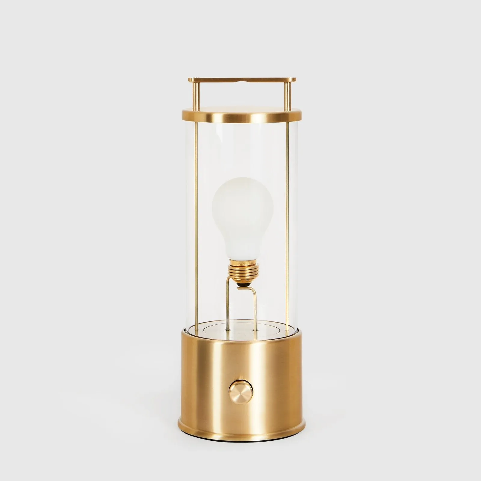 The Muse Portable Lamp in Solid Brass