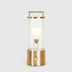 The Muse Portable Lamp in Solid Brass