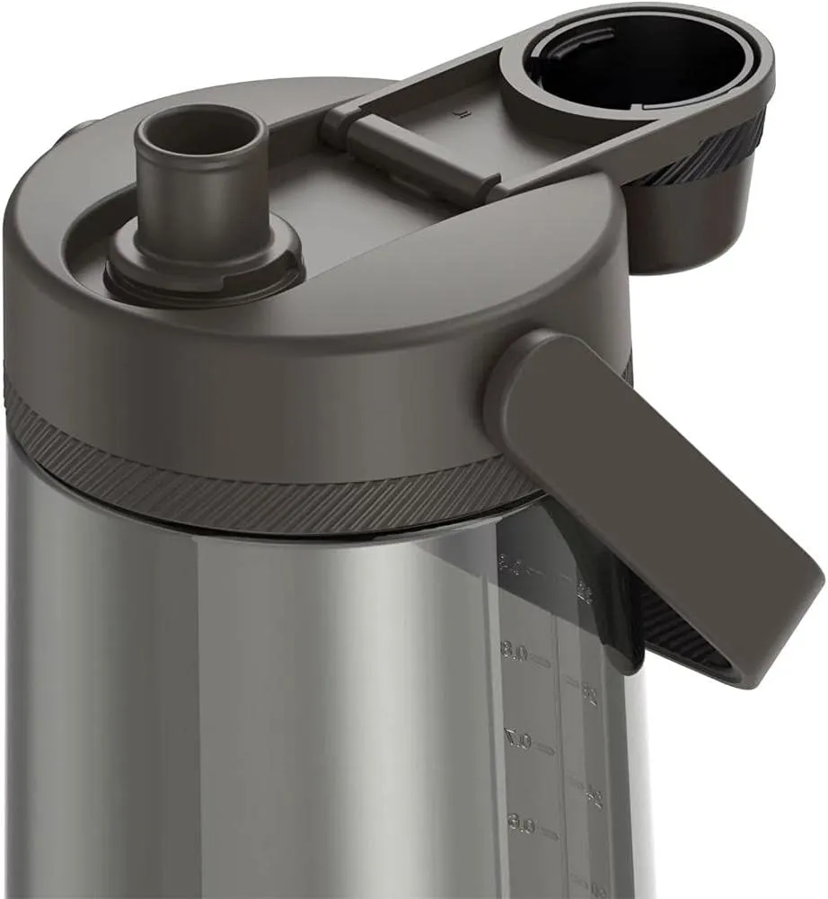 THERMOS ALTA SERIES Hydration Bottle with Spout 40 Ounce, Espresso Black