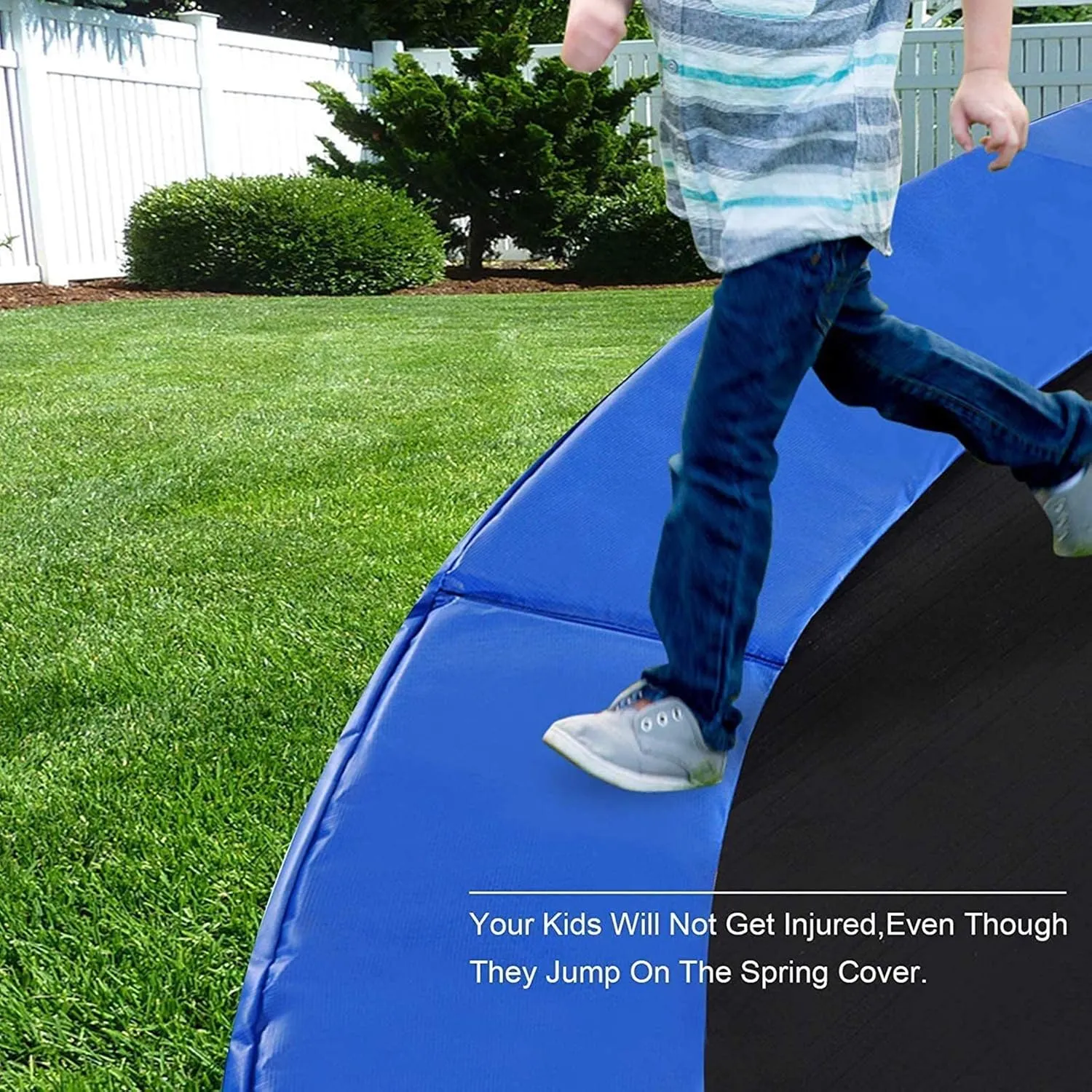 Trampoline Replacement Cover, Replacement Trampoline Safety Pad Guard Surround Pad Edge Protection Spring Cover Tear-Resistant Trampoline Pad for 6ft 8ft 10ft 12ft 13ft 14ft 15ft 16ft