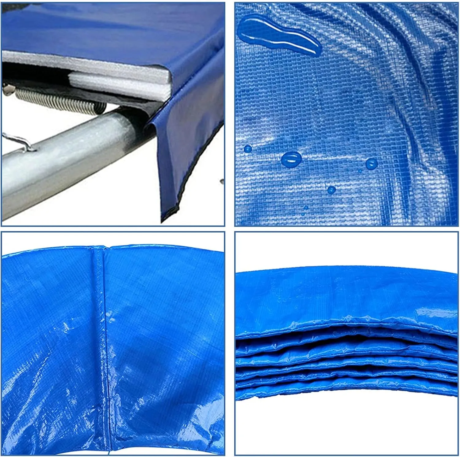 Trampoline Replacement Cover, Replacement Trampoline Safety Pad Guard Surround Pad Edge Protection Spring Cover Tear-Resistant Trampoline Pad for 6ft 8ft 10ft 12ft 13ft 14ft 15ft 16ft