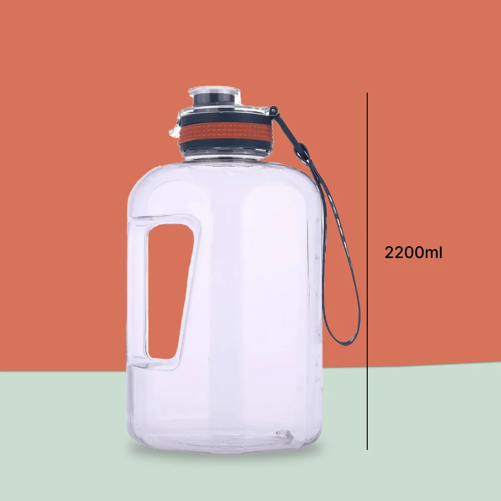 Transparent Gym Tumbler Water Bottle(2.2L)
