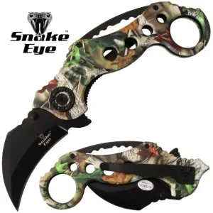 Tree Camo Karambit