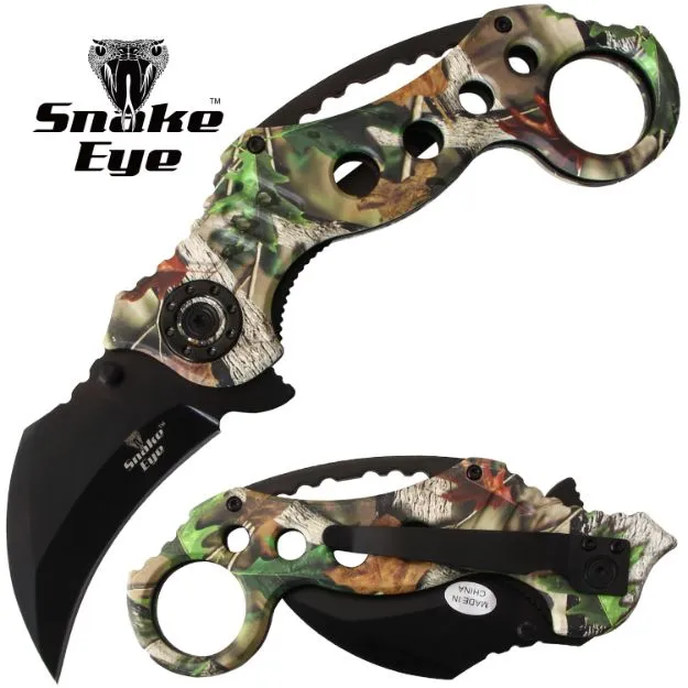 Tree Camo Karambit