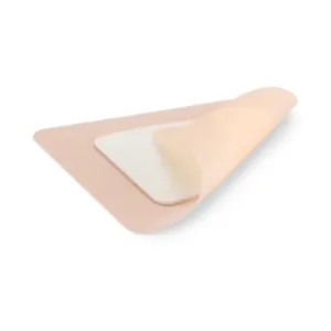 TRIACT - Silicone Foam Dressing 6 X 8 Inch Rectangle Silicone Adhesive with Border Sterile - 550764