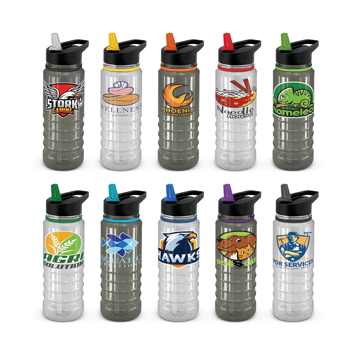 Triton Elite Bottle 750ml - Clear & Black